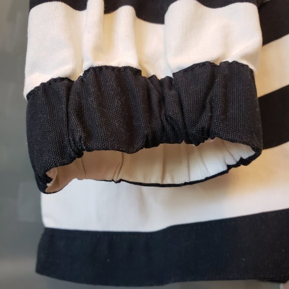 🍋Gap Black & White Striped Zip-up Jacket - Picture 8 of 10